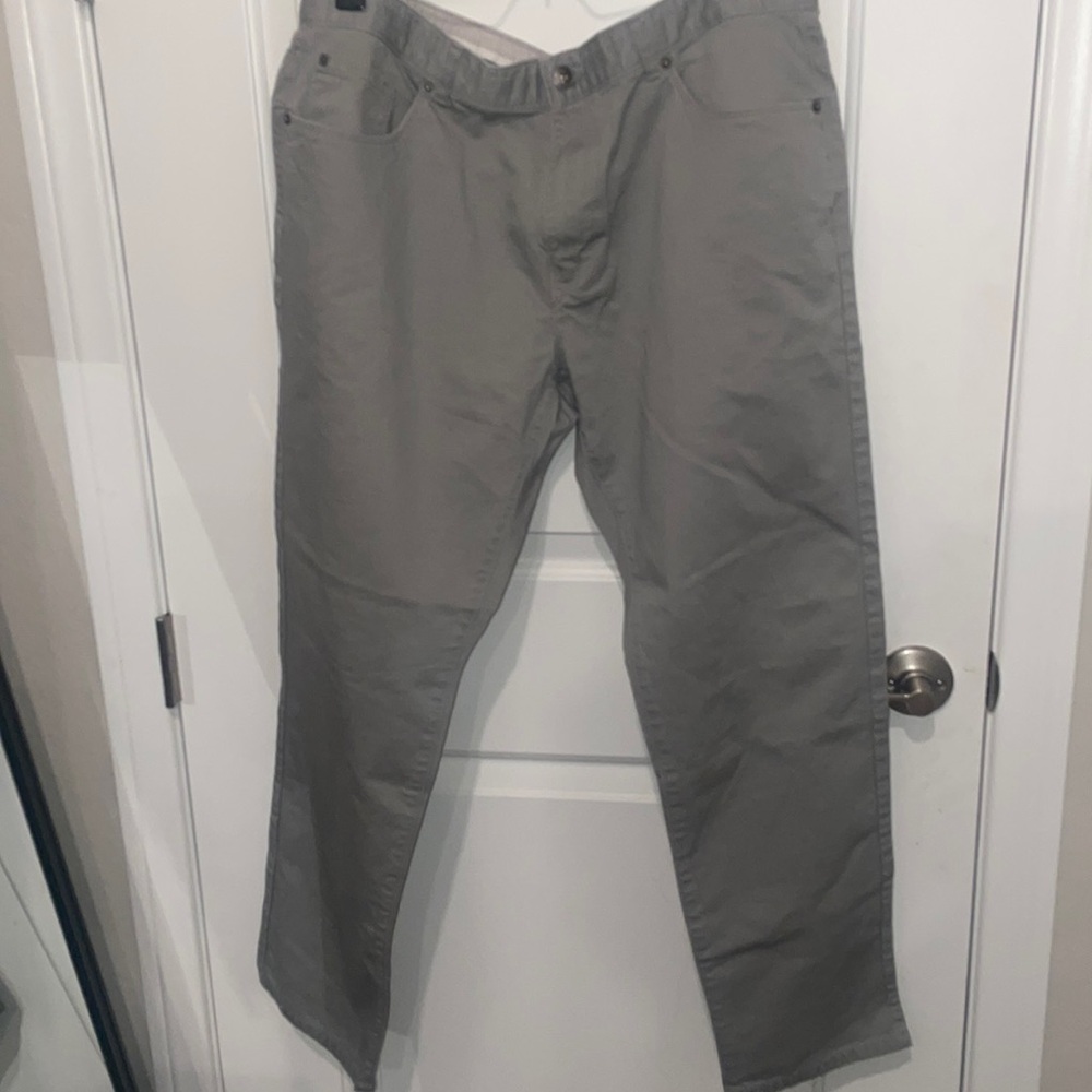 MENS pre owned Calvin klein grey pants slim fit 38x32